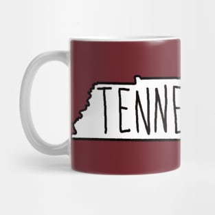 The State of Tennessee - No Color Mug